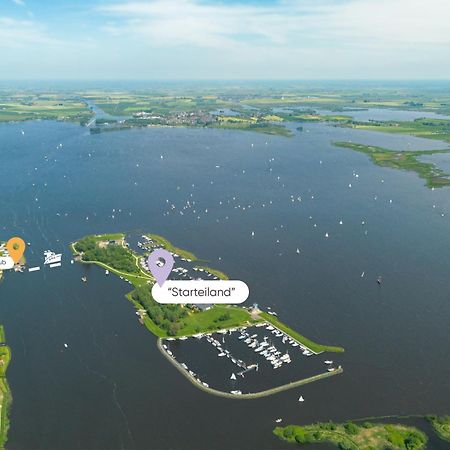 Houseboat Agua Dolce met tuin Villa Offingawier Bagian luar foto