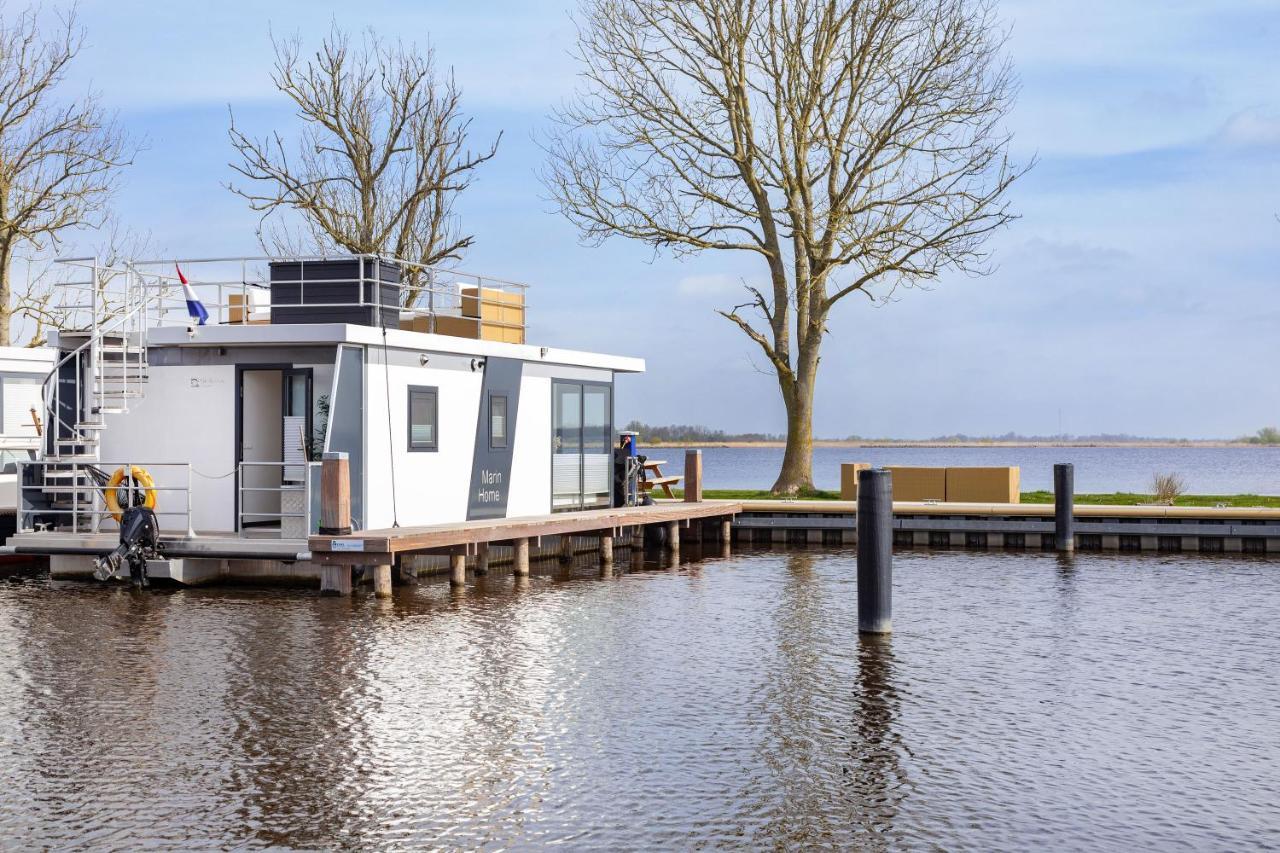 Houseboat Agua Dolce met tuin Villa Offingawier Bagian luar foto