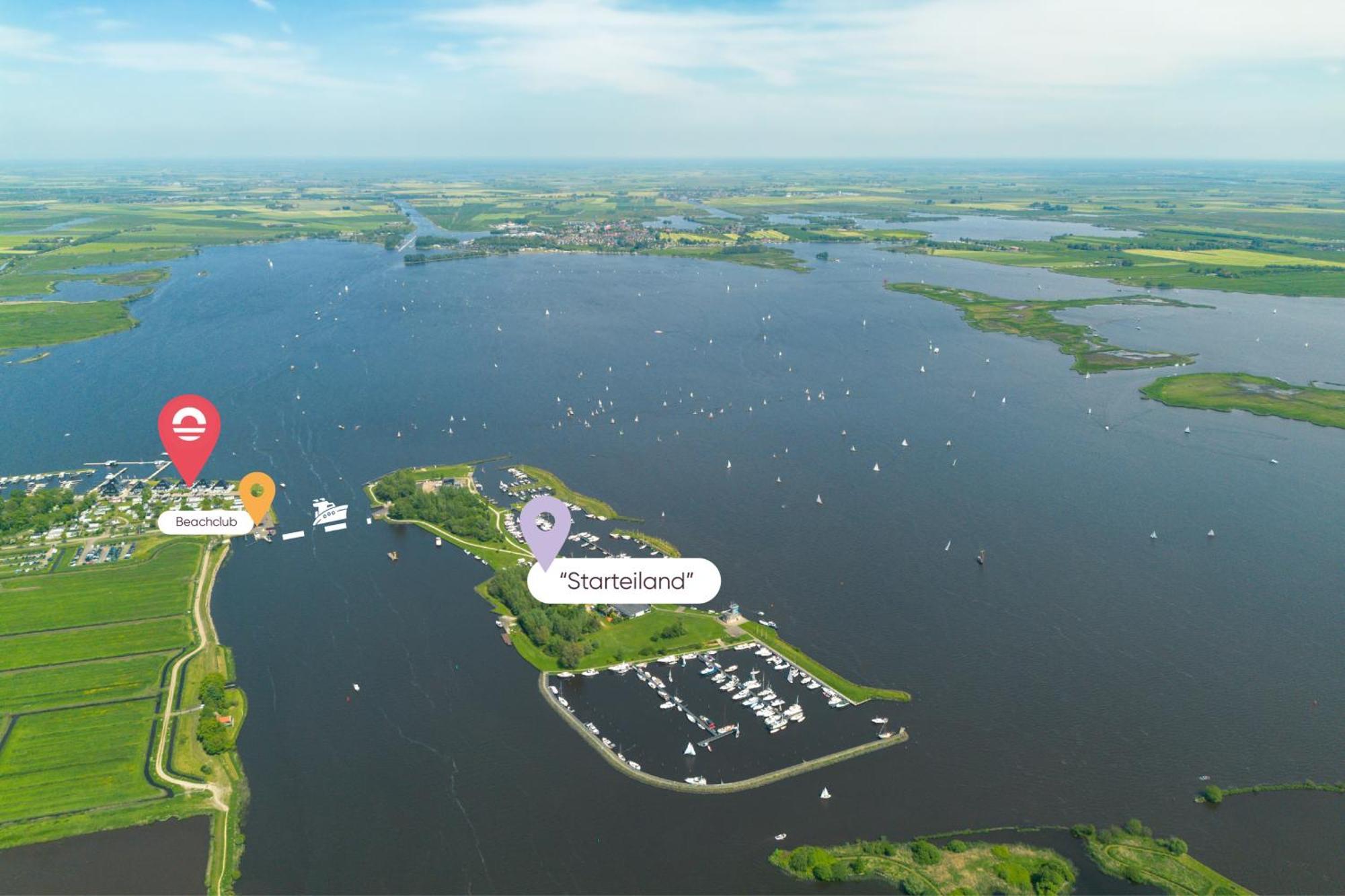 Houseboat Agua Dolce met tuin Villa Offingawier Bagian luar foto